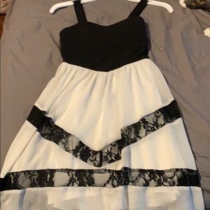 Black and white kids dress